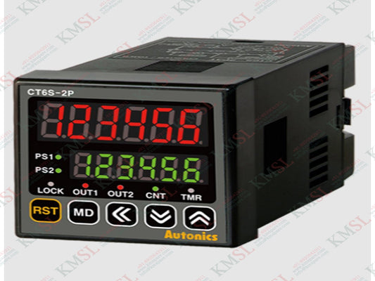 Autonics Programmable Digital Counter, CT6S-2P4T Autonics