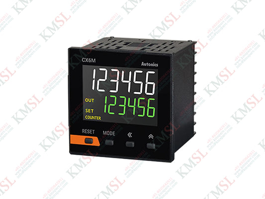 Autonics LCD Display Counter-Timer, CX6M-2P2 Autonics