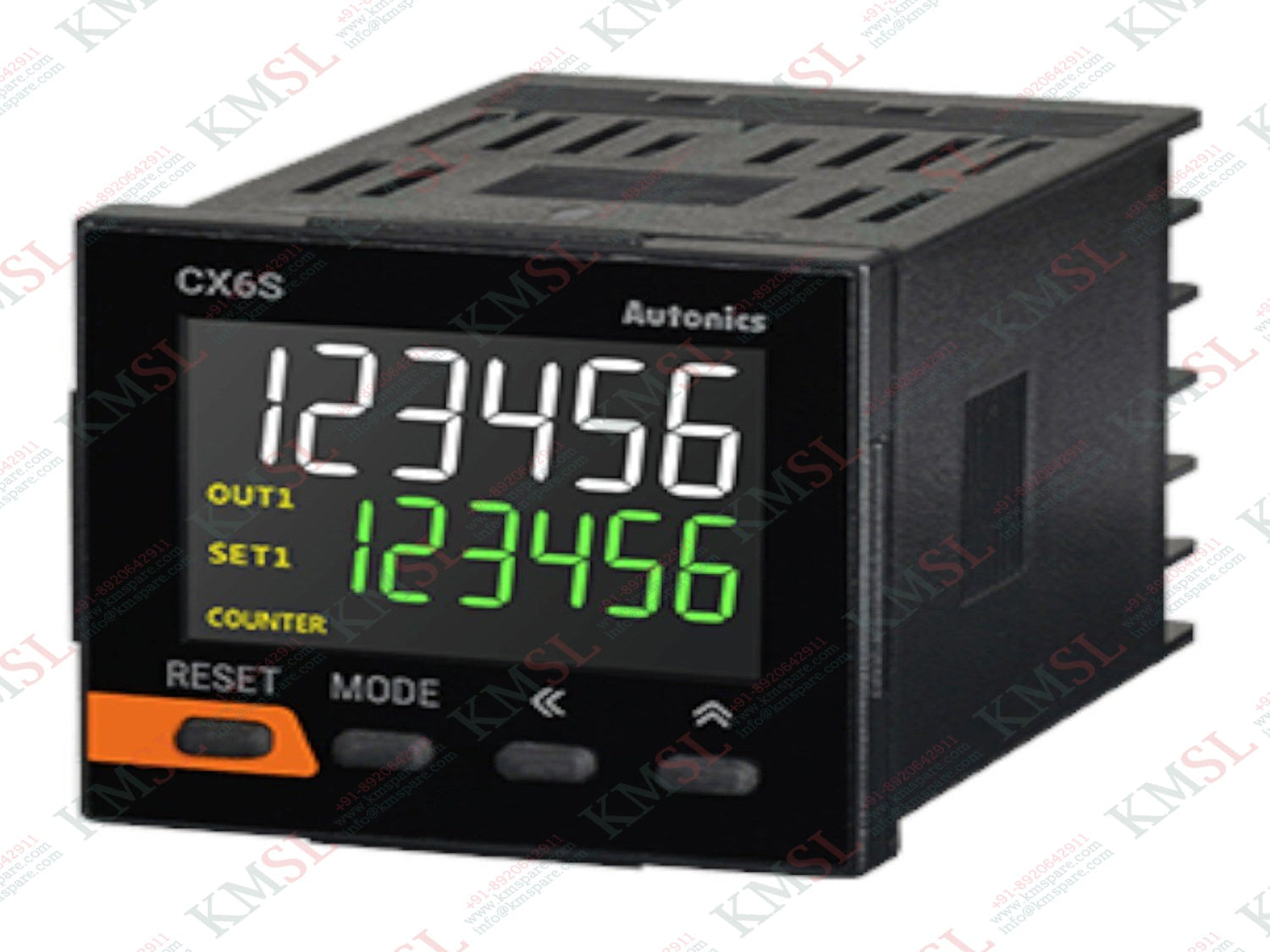 Autonics LCD Display Counter-Timer, CX6S-2P4F Autonics