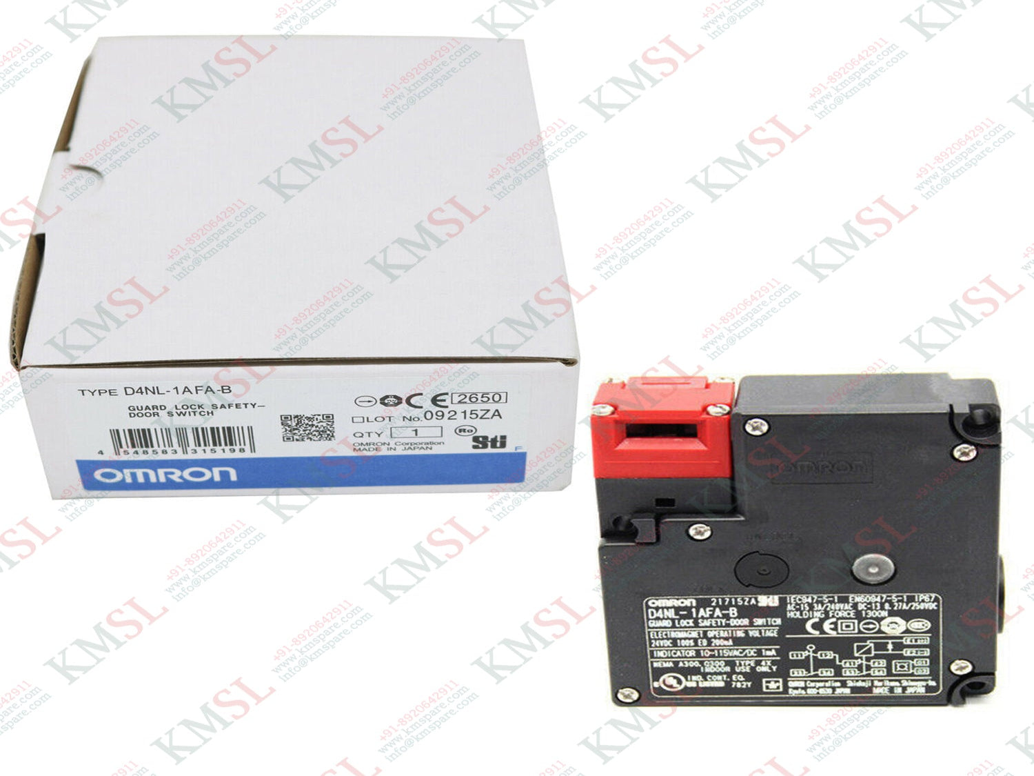 D4NL-1AFA-B Omron Safety Switch | Industrial Safety Interlock Switch | KMSPARE