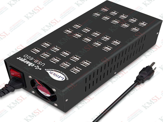 DH-280 Multiport Charger 60-Port | Fast USB Charging Hub | KMSPARE