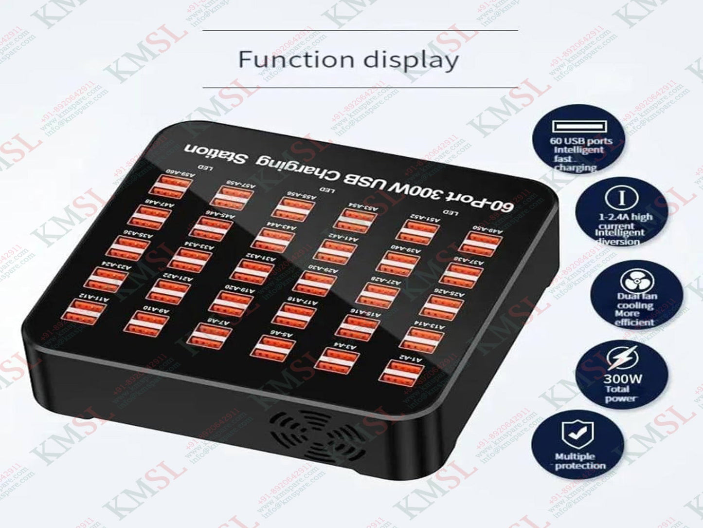 DH-280 Universal Multiport Charger | KMSPARE LINK PVT LTD
