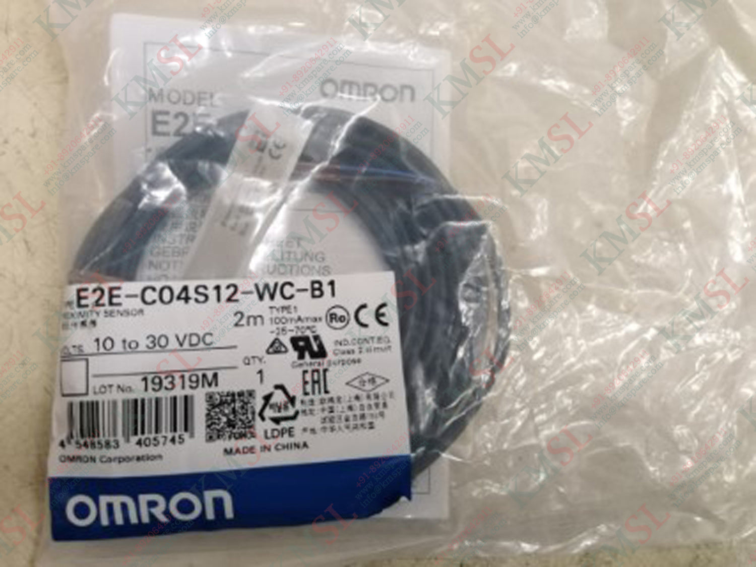 E2E-C04S12-WC-B1 Omron Proximity Sensor | KMSPARE LINK PVT LTD
