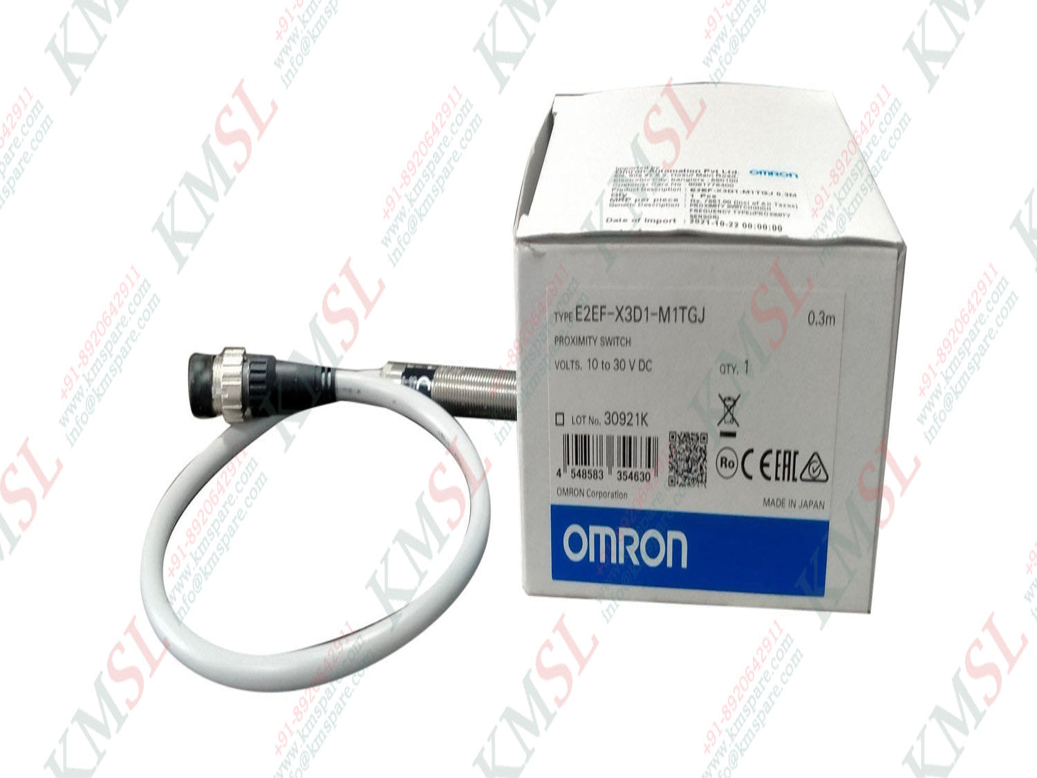 E2EF-X3D1-M1TGJ Omron Proximity Sensor | KMSPARE LINK PVT LTD