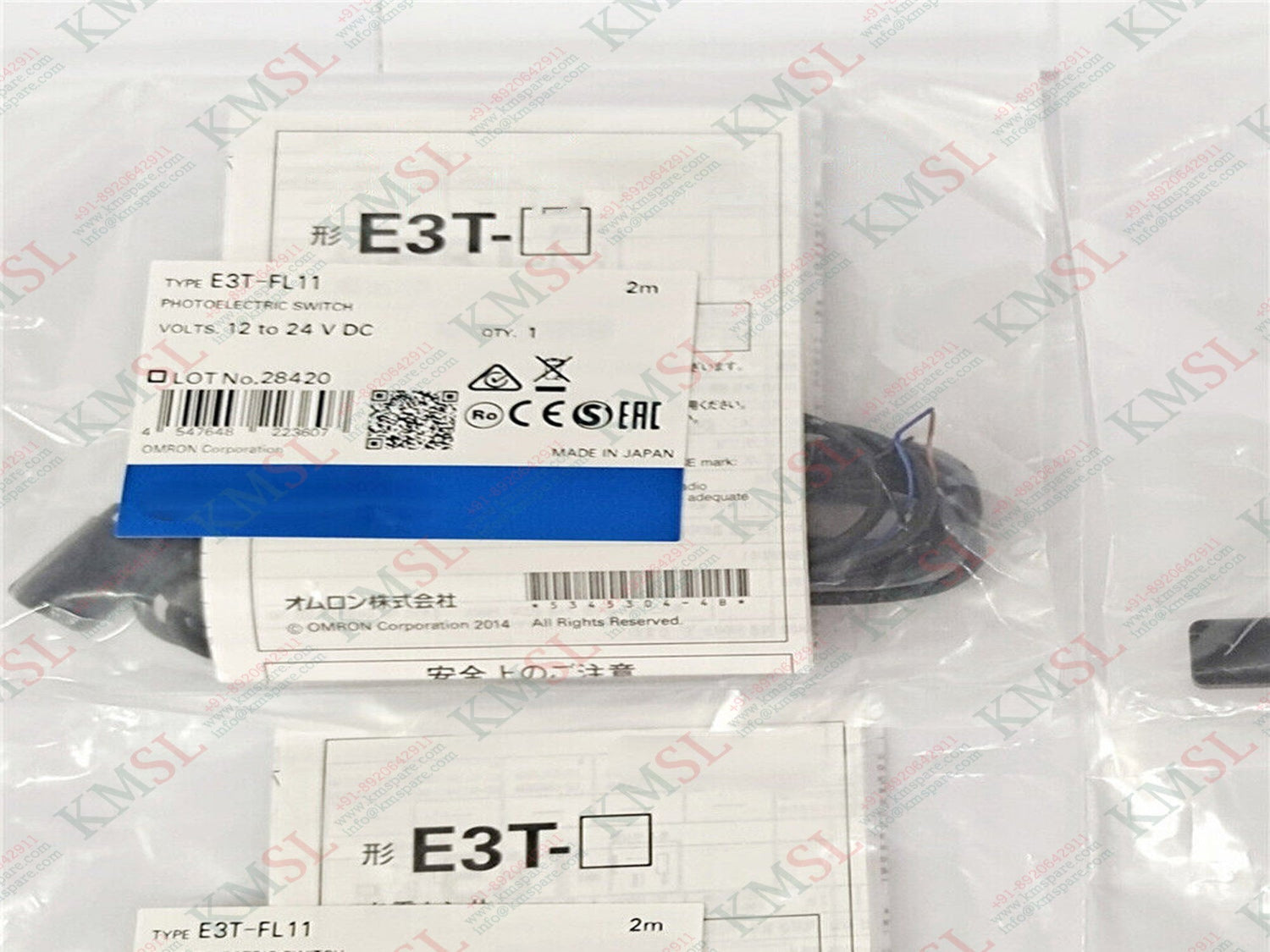 E3T-FL11 Omron Photoelectric Sensor | Original & New | KMSPARE