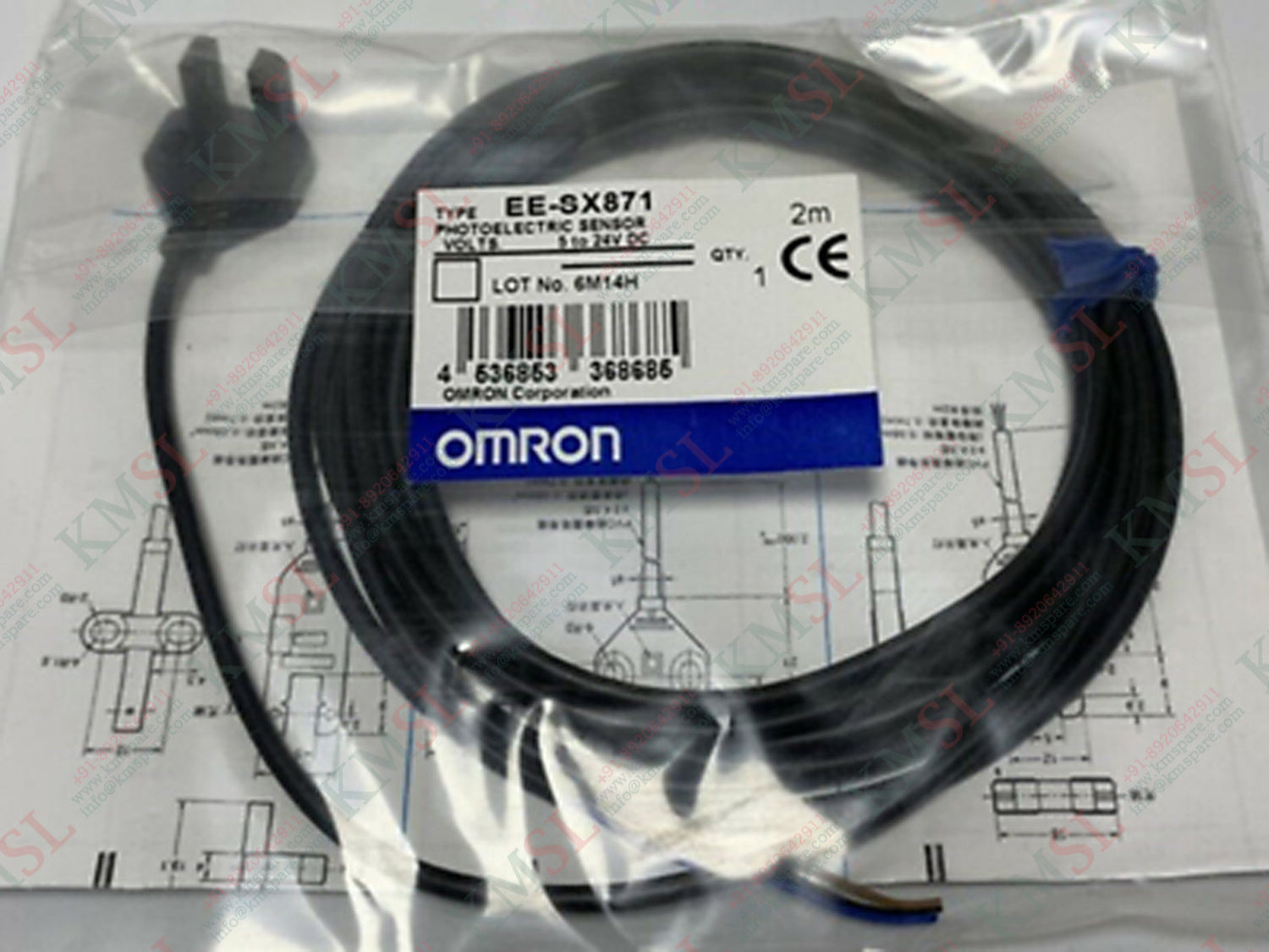 EE-SX871 Omron Photoelectric Sensor | KMSPARE LINK PVT LTD