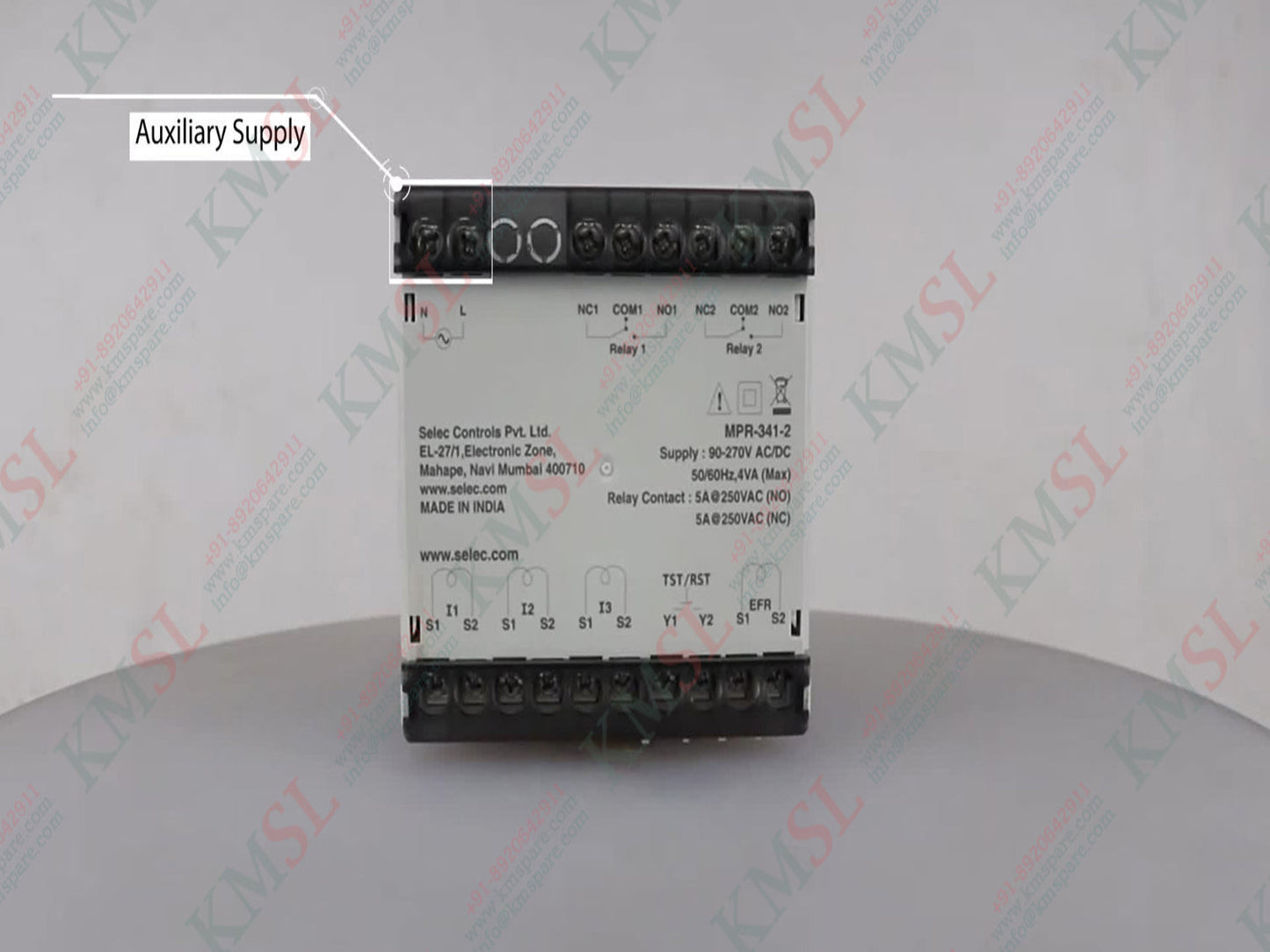 EFR-341-2-CE Selec Earth Fault Relay | Industrial Protection – KMSPARE