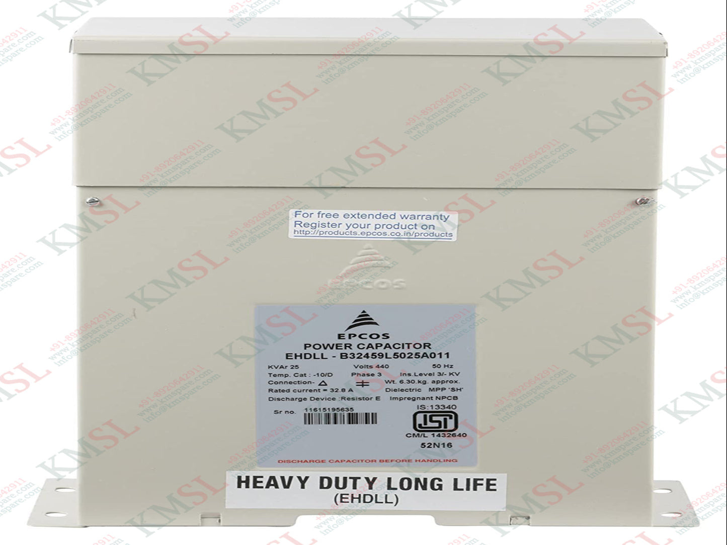 EHDLL-B32459H8025T061 EPCOS Capacitor | KMSPARE LINK PVT LTD