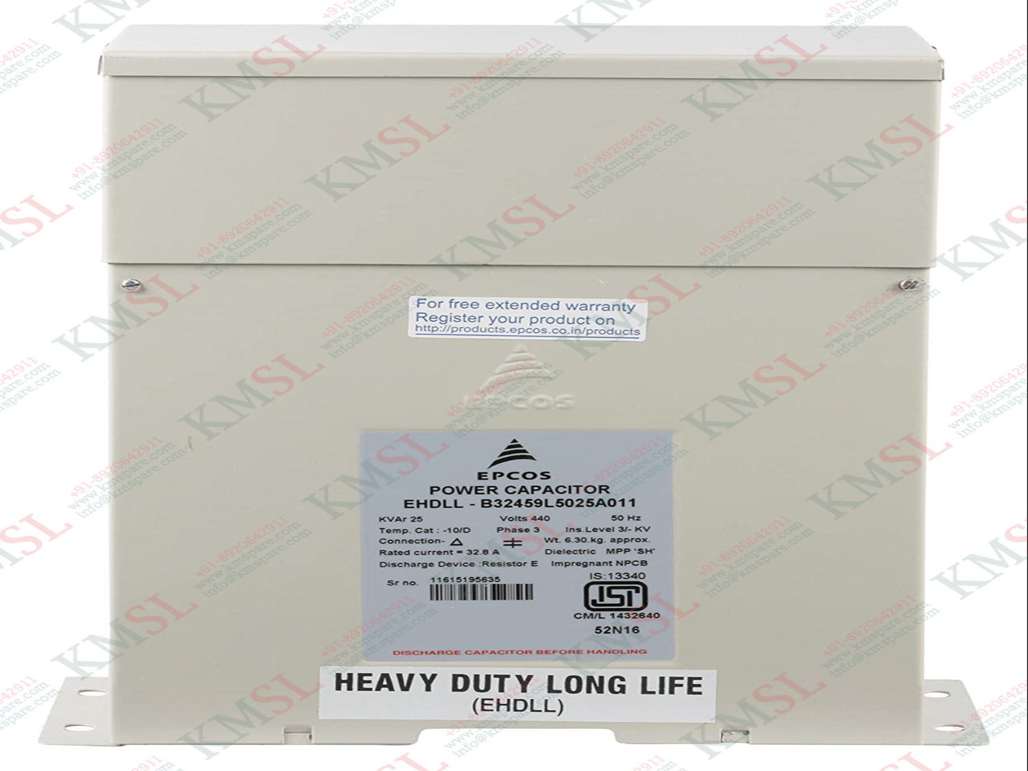 EHDLL-B32459H8025T061 EPCOS Capacitor | KMSPARE LINK PVT LTD