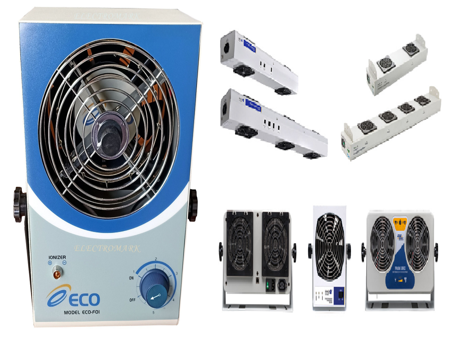 ESD Ionizer Fan | Static Elimination for Electronics & SMT Lines | KMSPARE