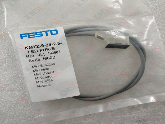 5-LED-PUR-B 193687 FESTO, FESTO Socket Cable, KMYZ-9-24-2