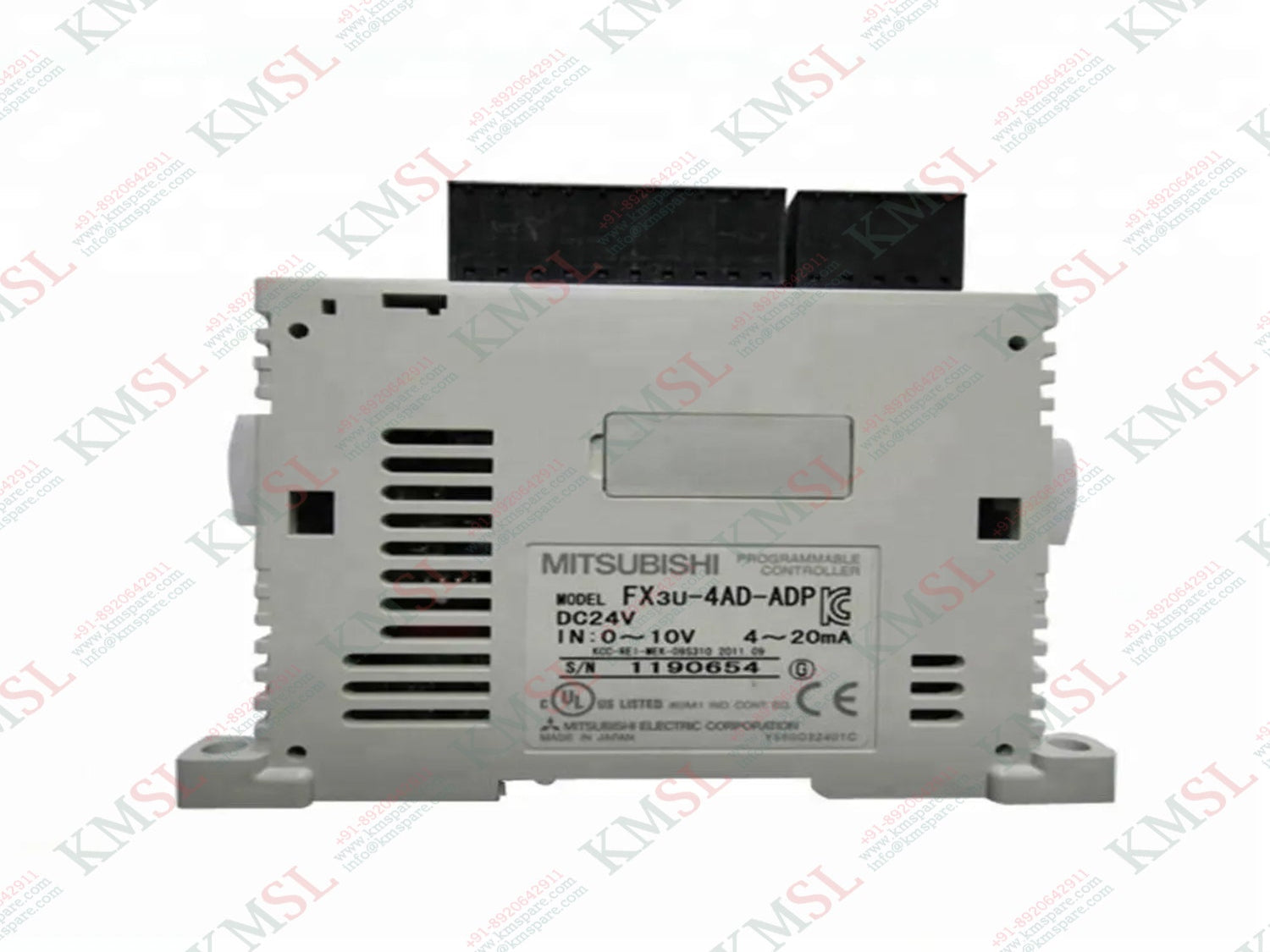 FX3U-4AD-PT-ADP Mitsubishi PLC Analog Input Module | KMSPARE