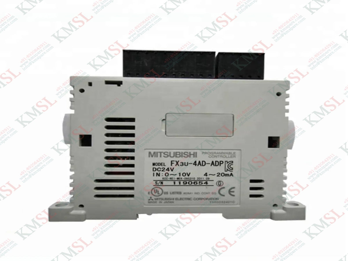 FX3U-4AD-PT-ADP Mitsubishi PLC Analog Input Module | KMSPARE