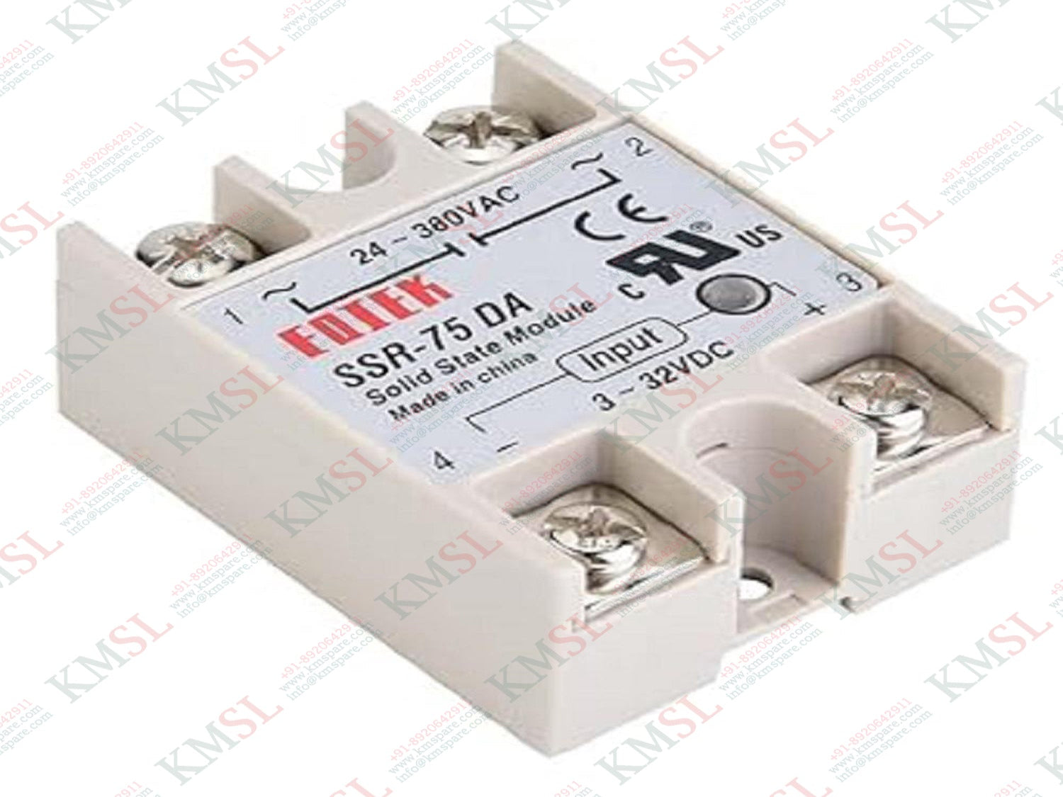 Fotek SSR-75DA Solid State Relay | DC to AC High Current SSR – KMSPARE