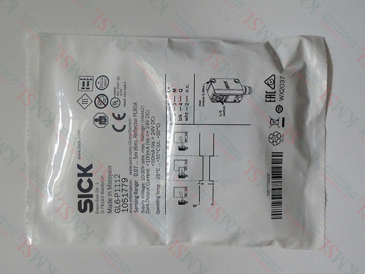 GL6-P1112 SICK Photoelectric Sensor | Industrial Automation | KMSPARE