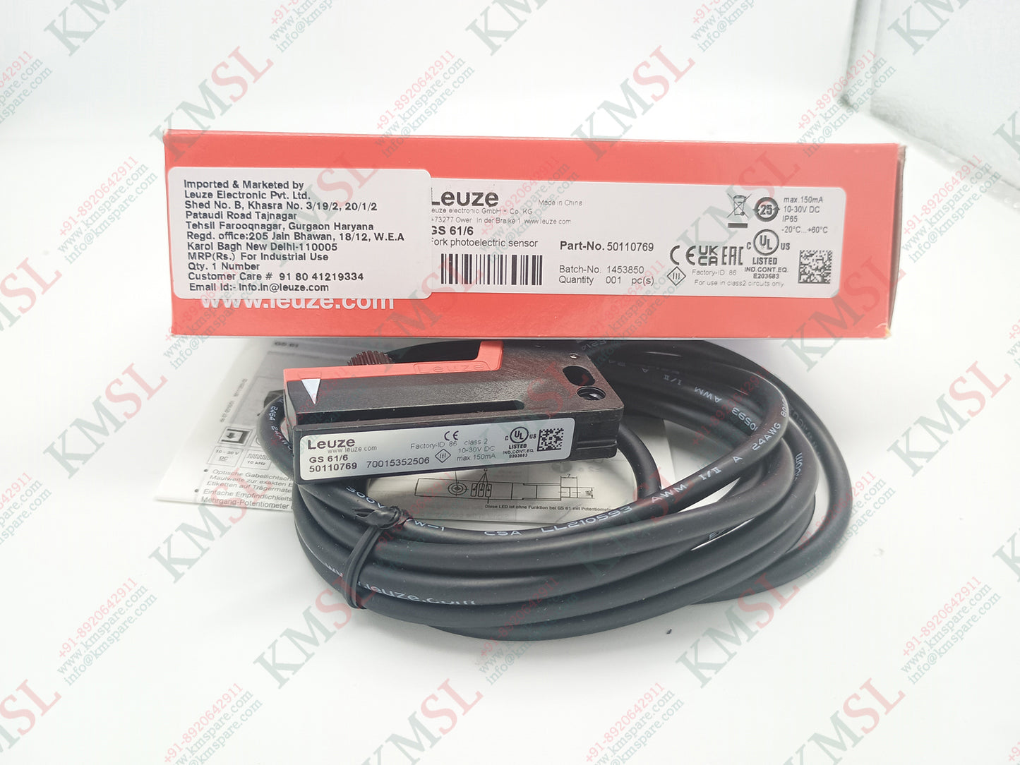 GS-61/6 Leuze Photoelectric Sensor | KMSPARE Industrial Automation