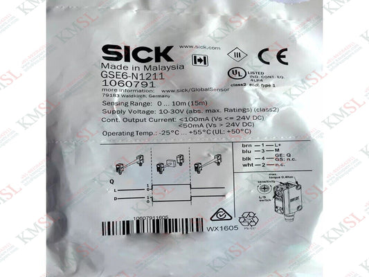 GSE6-N1211 Sick, Sick Photoelectric Sensor