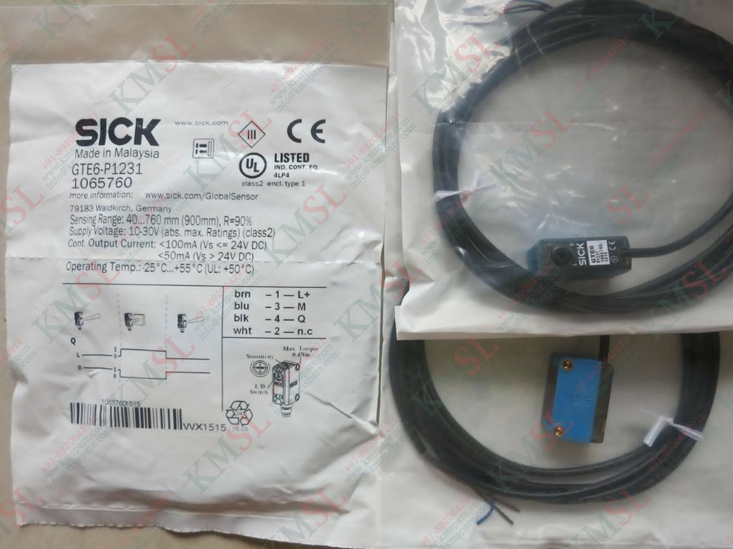 GTE6-P1231 SICK Photoelectric Sensor | Industrial Automation | KMSPARE