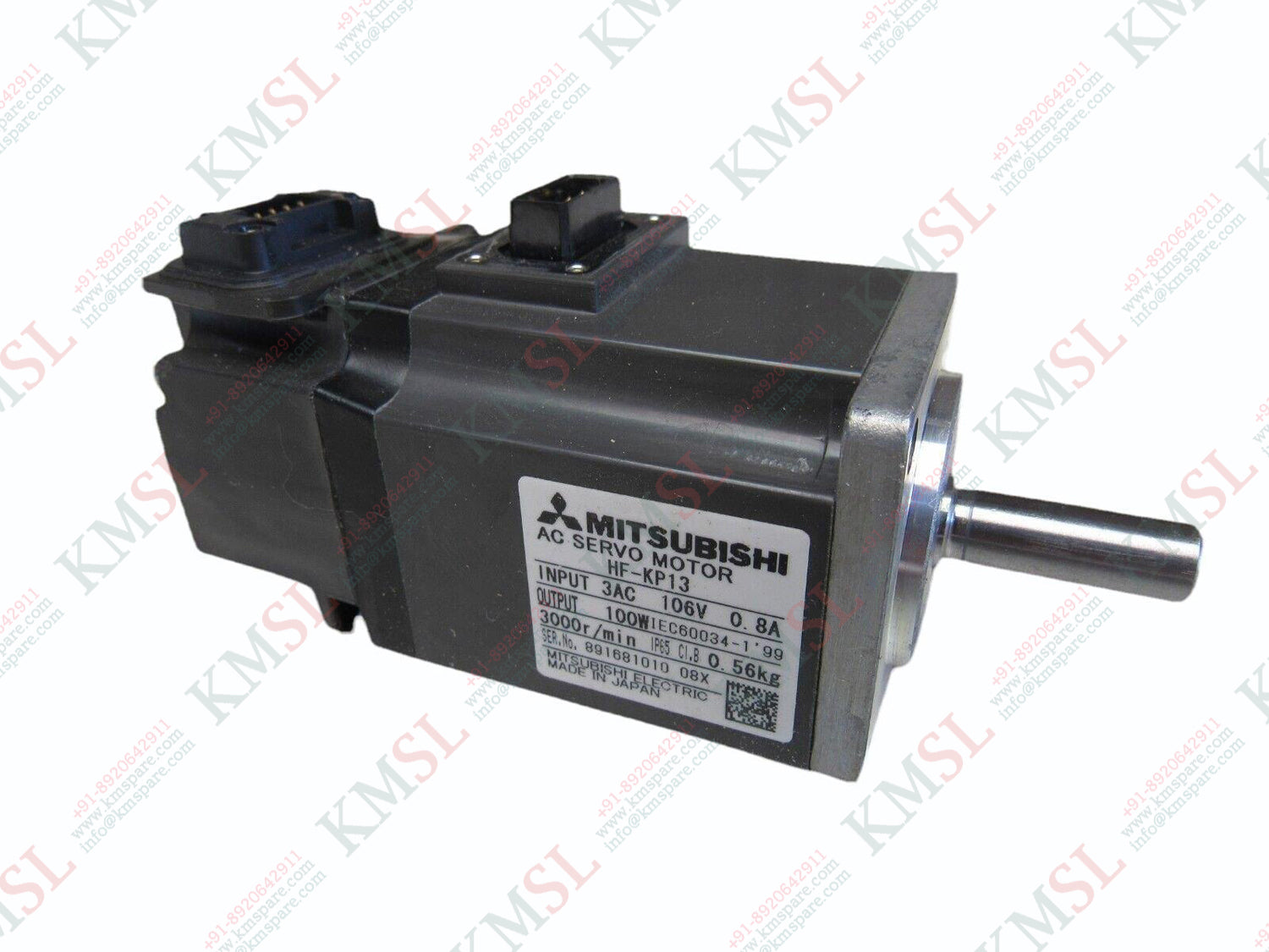 HF-KP13 MITSUBISHI AC Servo Motor | KMSPARE LINK PVT LTD