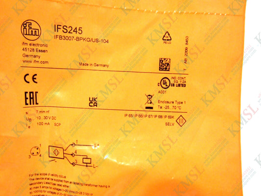 IES245 IFM, IFM Inductive Sensor