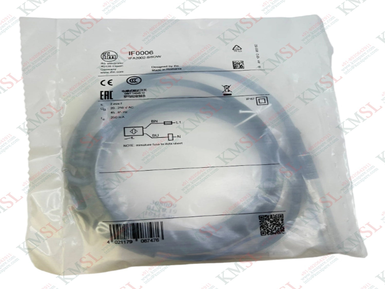IF0006 IFM Inductive Sensor – High-Performance Industrial Sensor | KMSPARE