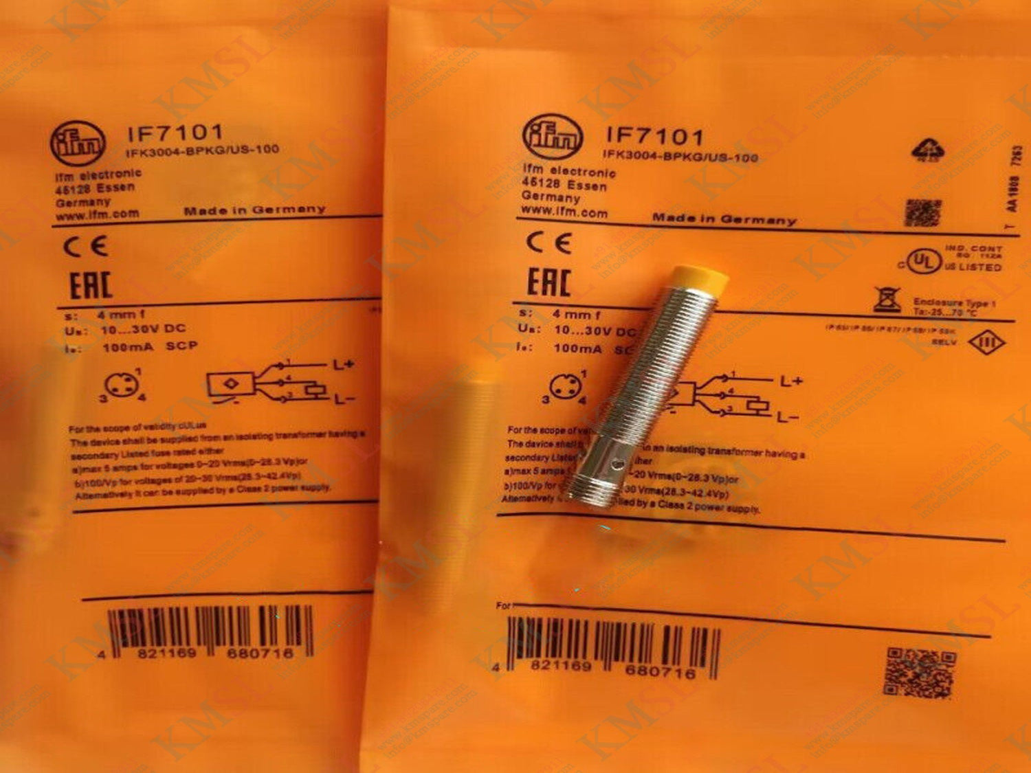 IF7101 Inductive Sensor | KMSpare Link Pvt Ltd – Reliable Industrial Sensor