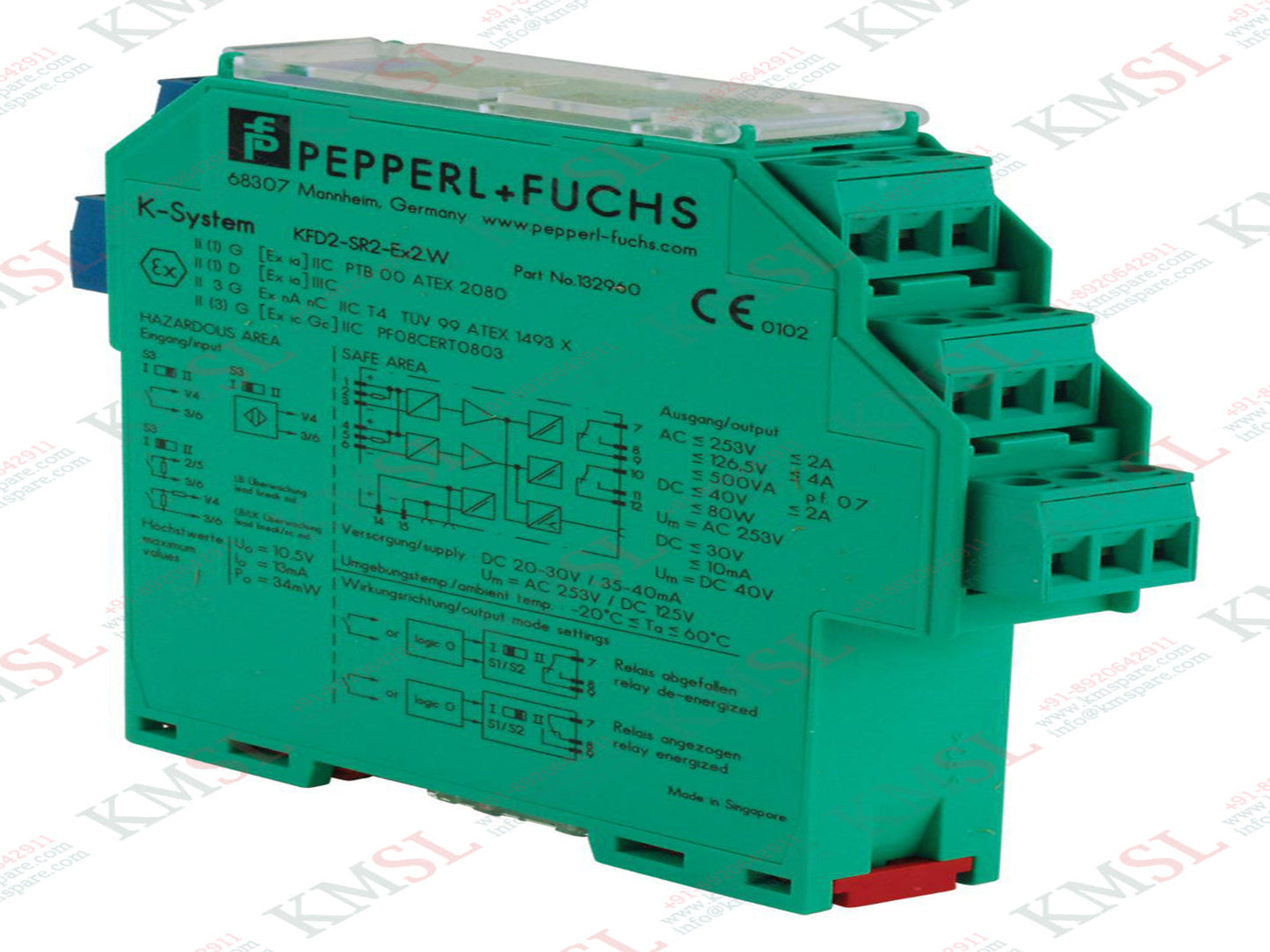 KFD2-SR2-EX2.W P&F Switch Amplifier – Safety & Automation | KMSPARE