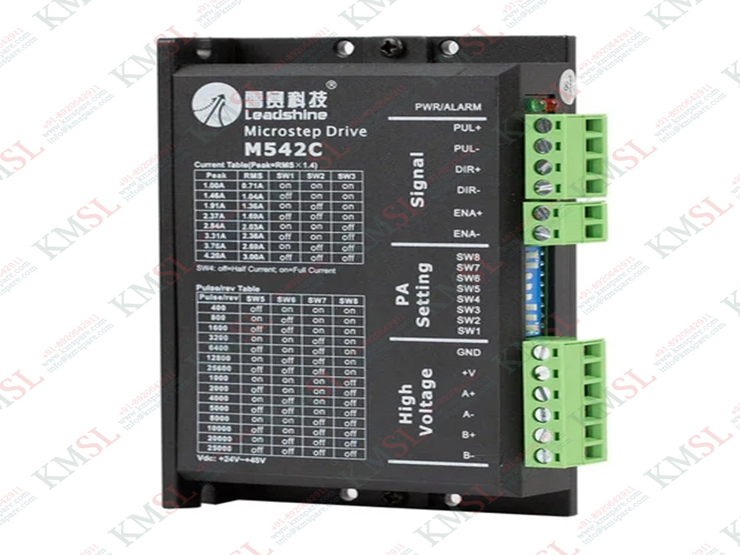 M542C Leadshine Stepper Motor Drive | KMSPARE LINK PVT LTD