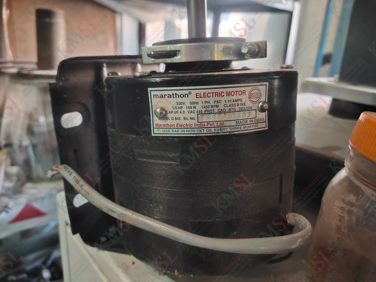 MARATHON D-845 Marathon, Marathon Water Cooler Motor