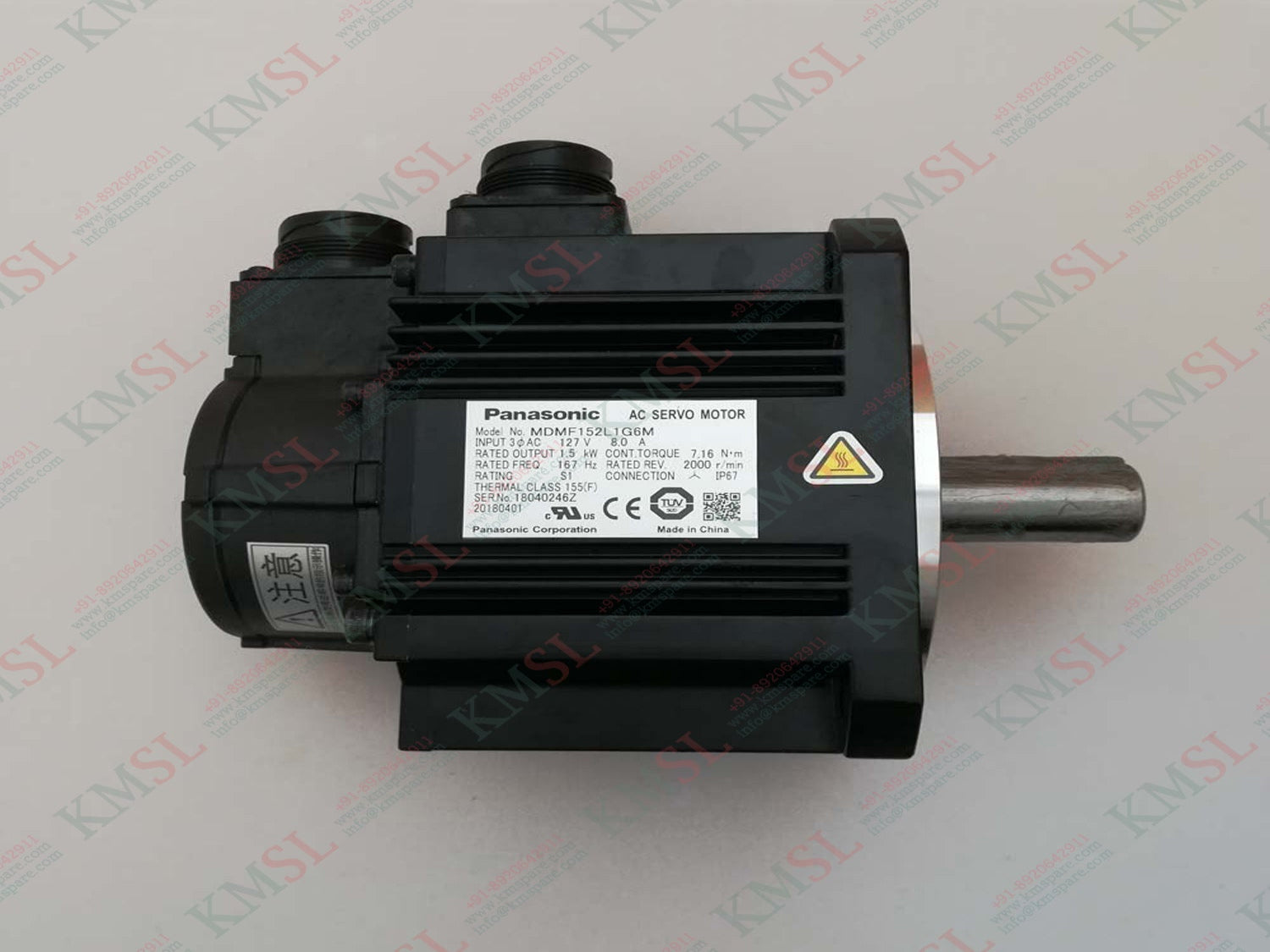 MDMF152L1G6M Panasonic AC Servo Motor | KMSPARE LINK PVT LTD