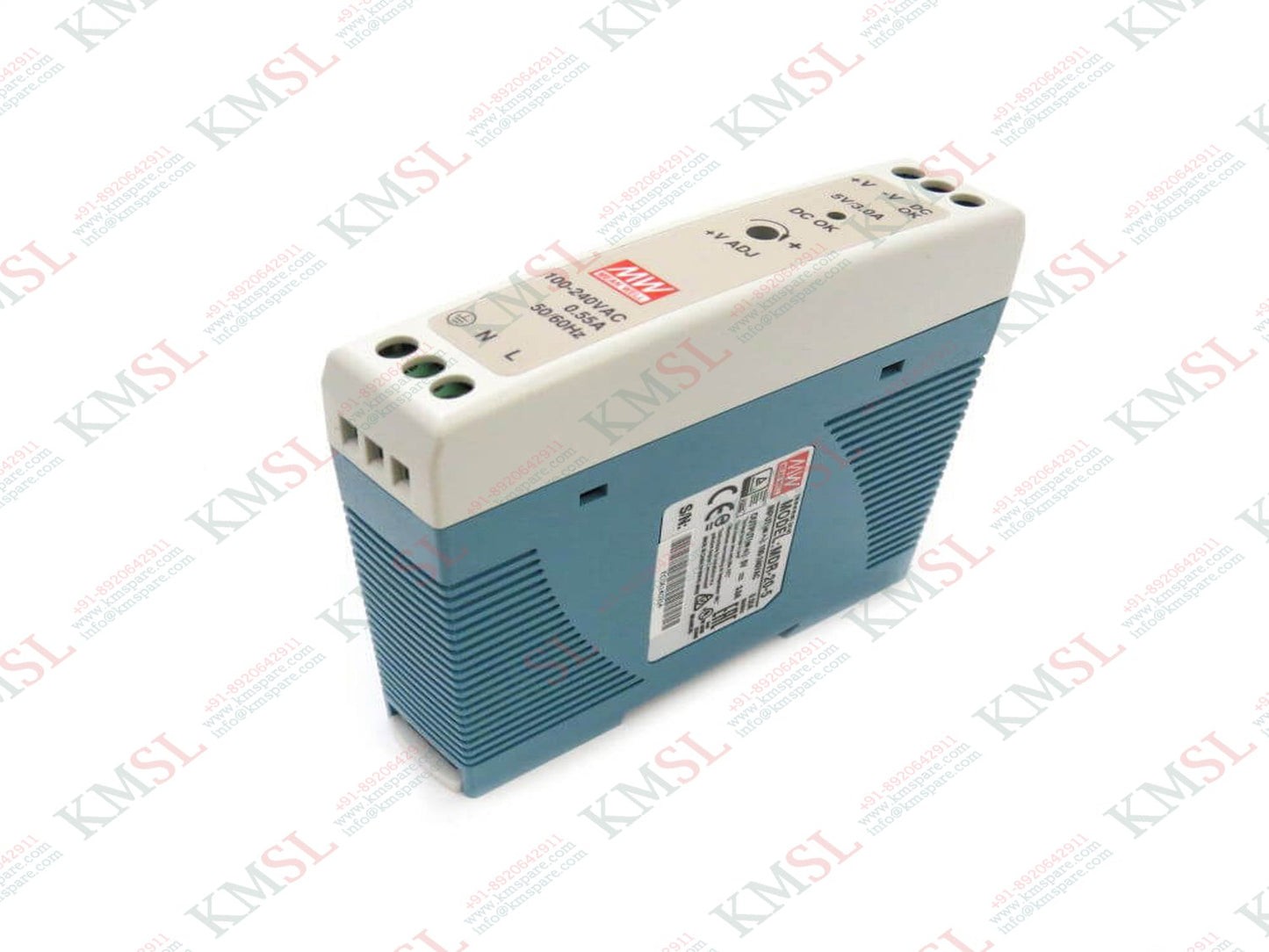 MDR-20-5 Mean Well DIN-Rail Power Supply | KMSPARE LINK PVT LTD