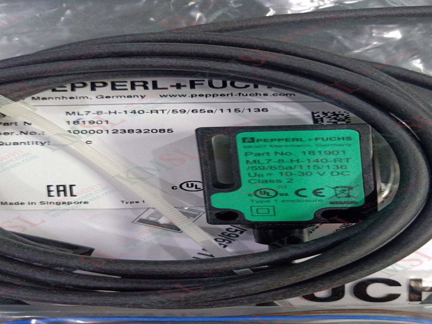 ML7-8-H-140-RT/59/65A/115/136 P&F, P&F Photoelectric Sensor