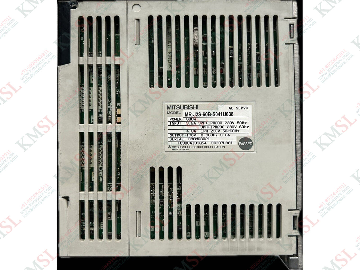 MR-J2S-60B-S041U638 MITSUBISHI Servo Drive | KMSPARE LINK PVT LTD