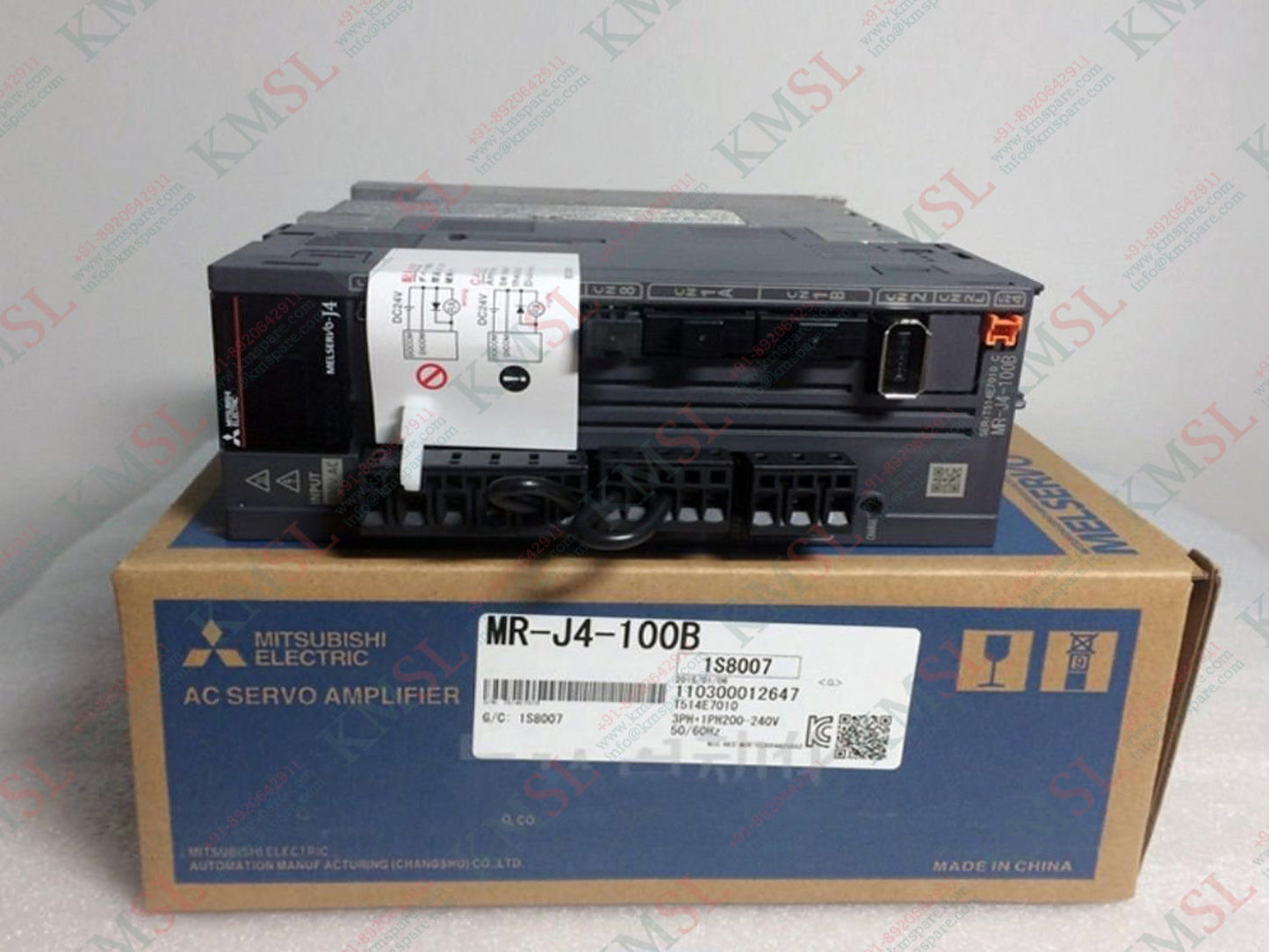 MR-J4-100B Mitsubishi Servo Drive | MELSERVO-J4 AC Servo Amplifier – KMSPARE