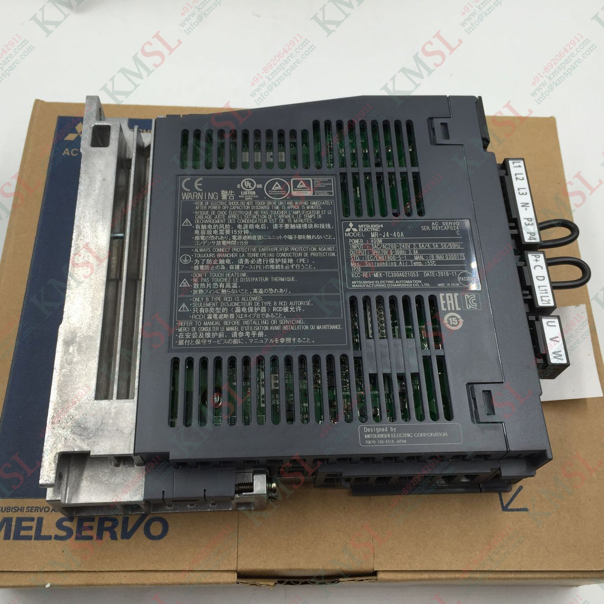 MR-J4-40A Mitsubishi AC Servo Drive | KMSPARE LINK PVT LTD