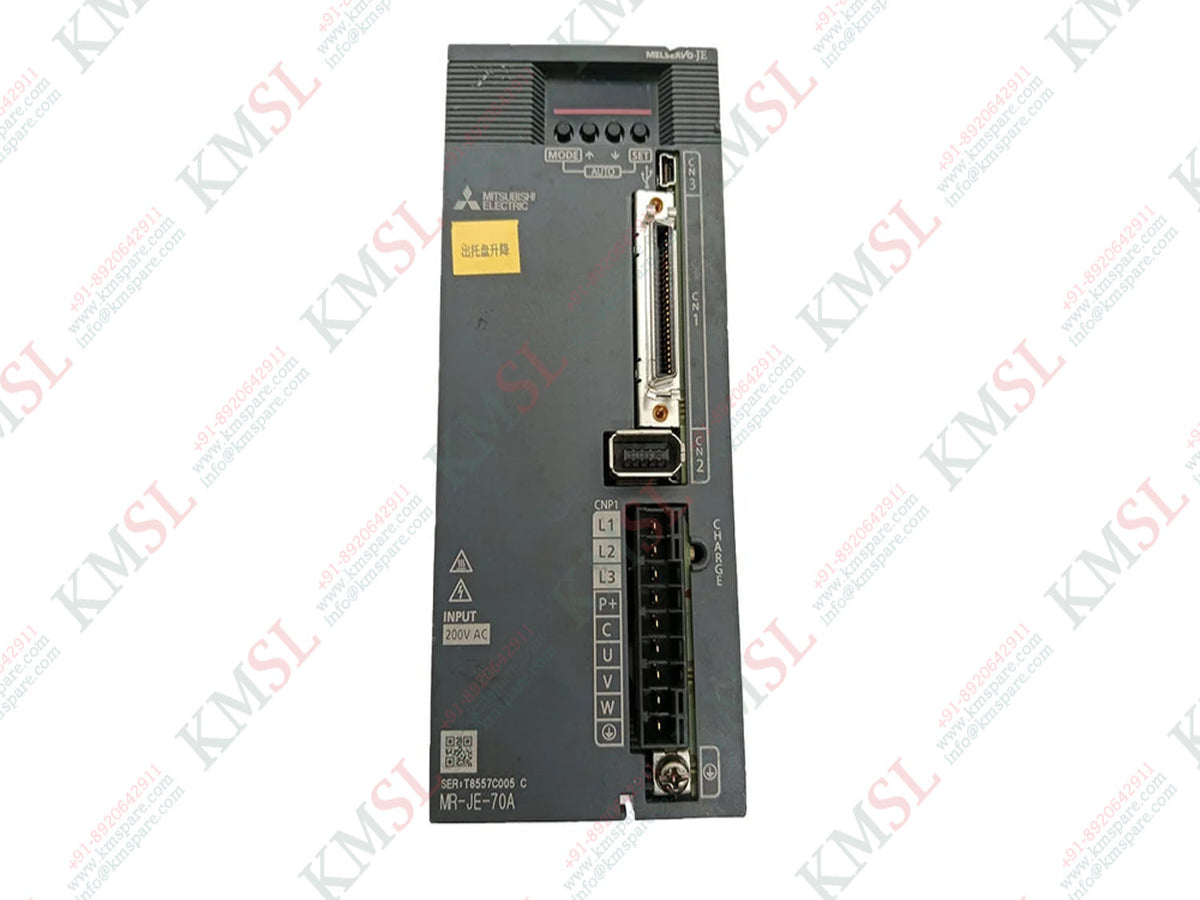 MR-JE-70A MITSUBISHI AC Servo Drive | KMSPARE LINK PVT LTD