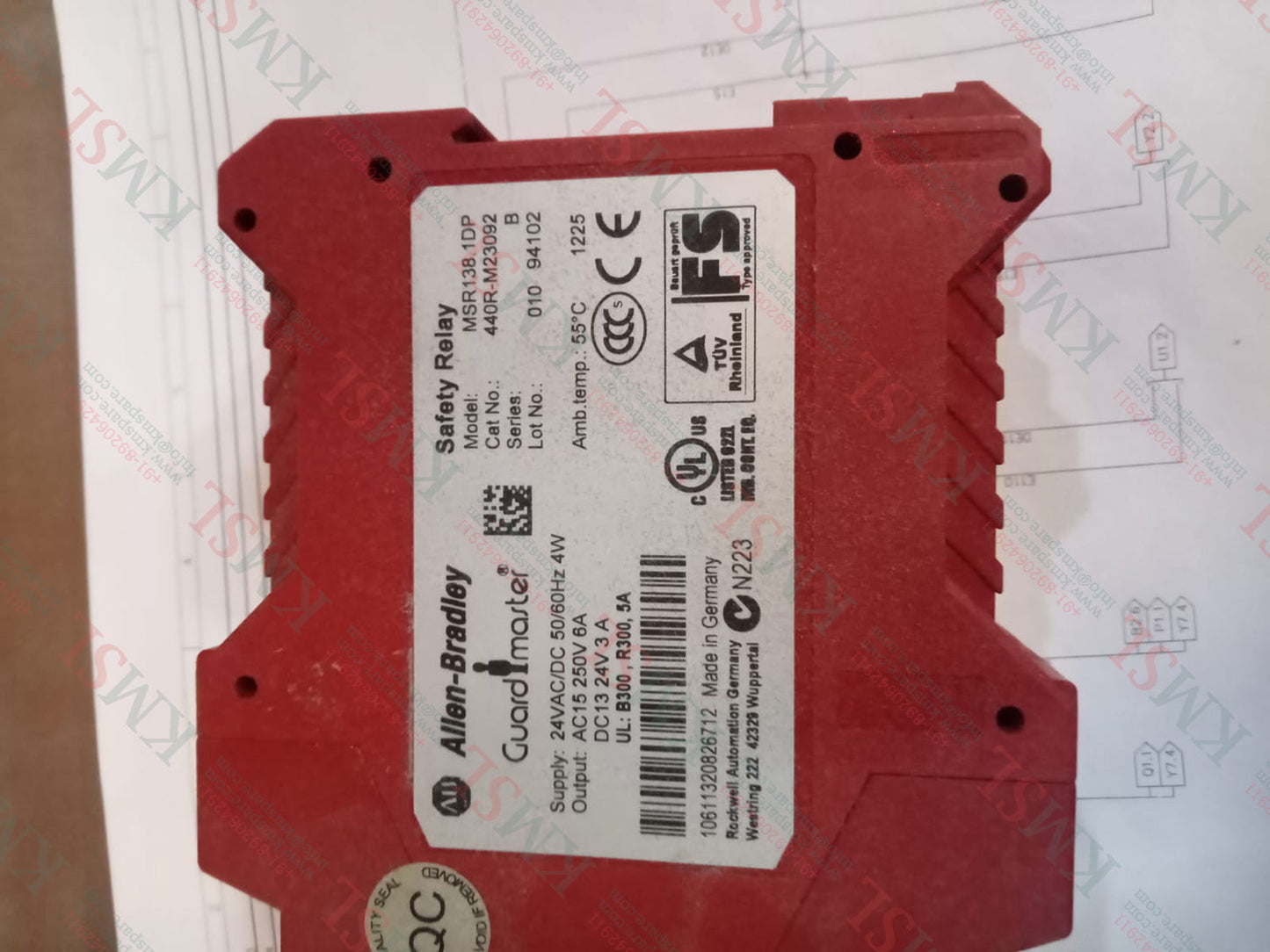 Allen Bradley Safety Relay, MSR138.1DP Allen Bradley