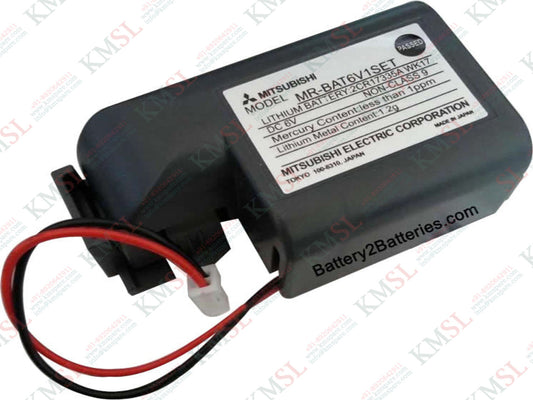 Mitsubishi Lithium Battery, MR-BAT6V1SET-A MITSUBISHI