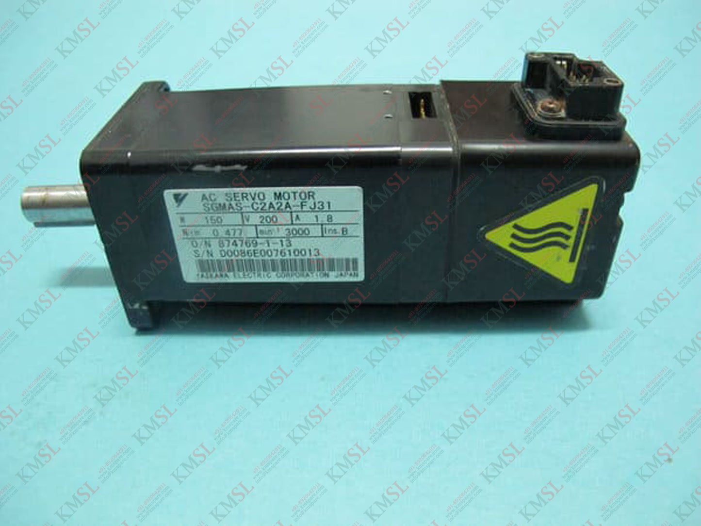 Motor SGMAS-C2A2A-FJ31 SAM6870 – Original Yaskawa Servo Motor | KM Spare