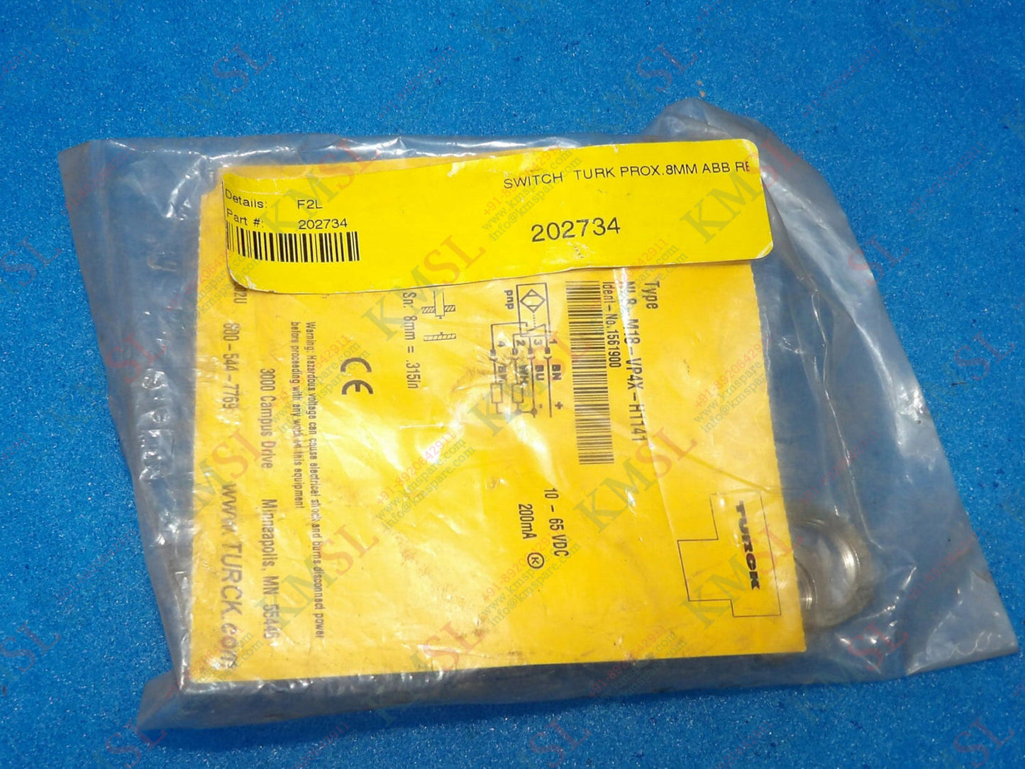 NI8-M18-VP4X Turck, Turck Inductive Sensor