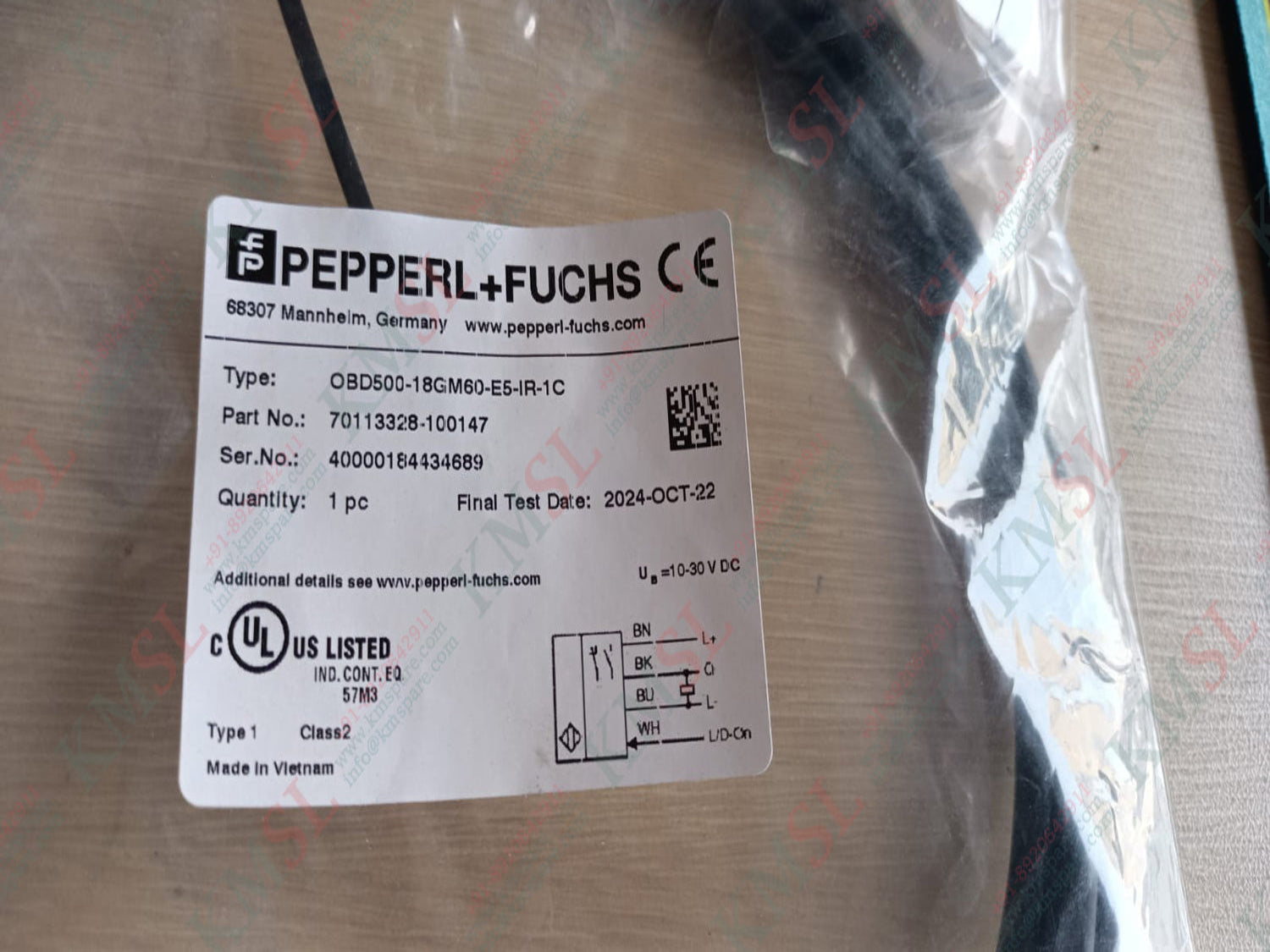 OBD500-18GM60-E5-IR-1C P&F, P&F Diffuse Mode Sensor