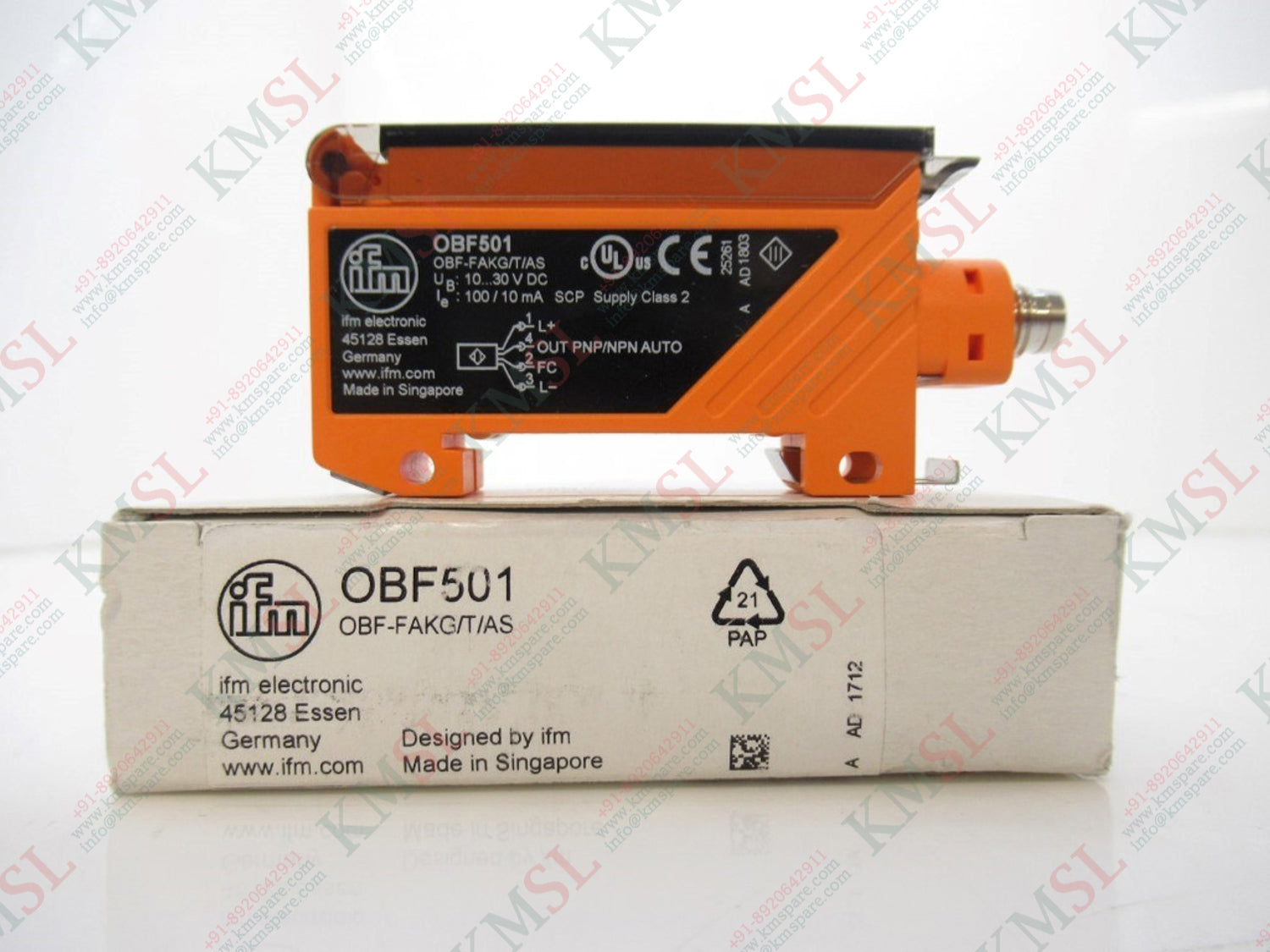 OBF501 IFM Fiber Optic Amplifier | High-Precision Industrial Sensor - KMSPARE