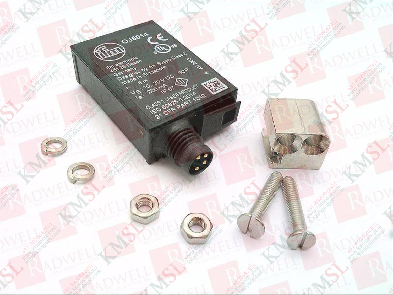 IFM Retro-Reflective Laser Sensor, OJ5014 IFM