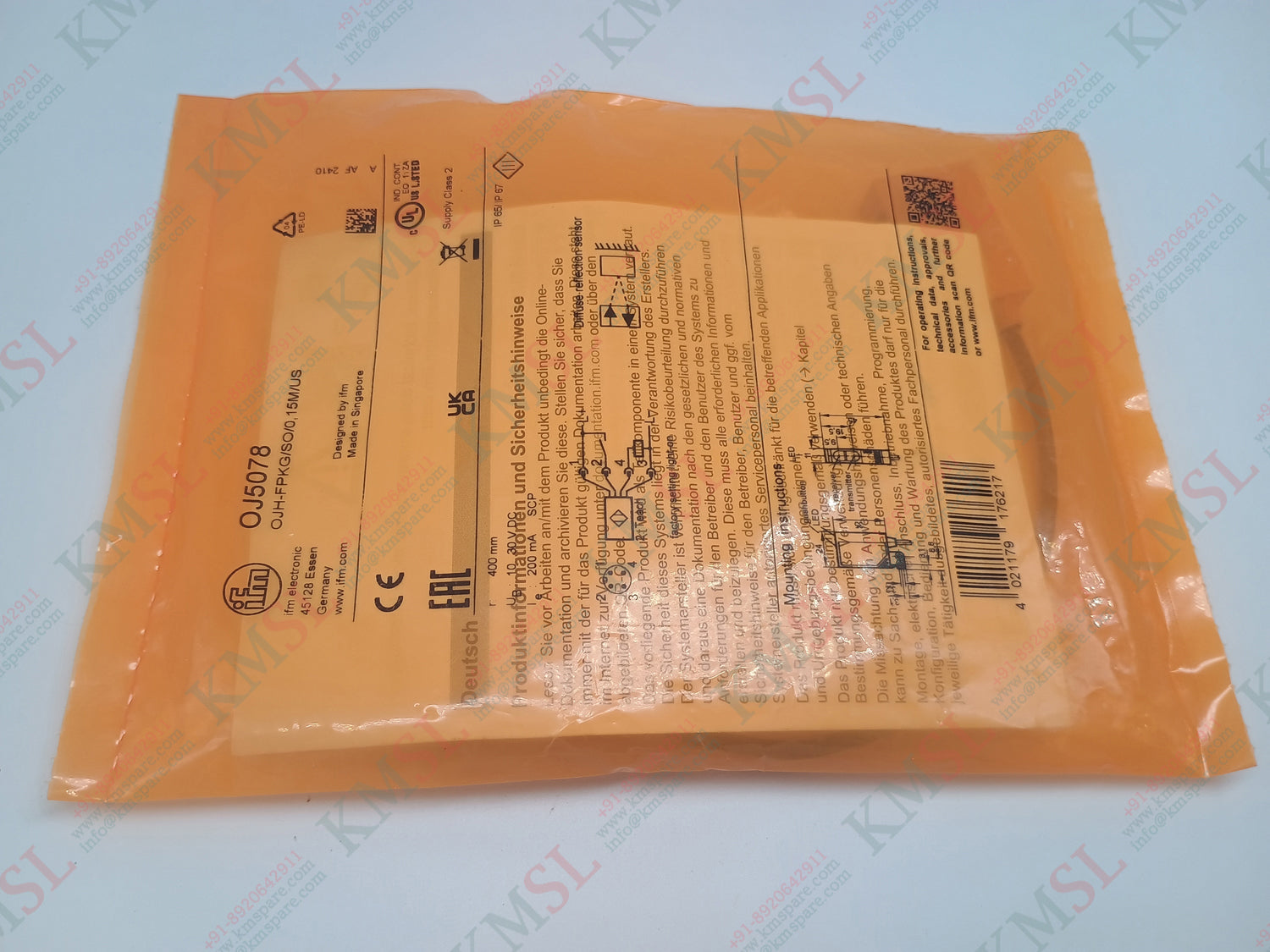 OJ5078 IFM Diffuse Reflection Sensor | Photoelectric Automation – KMSPARE