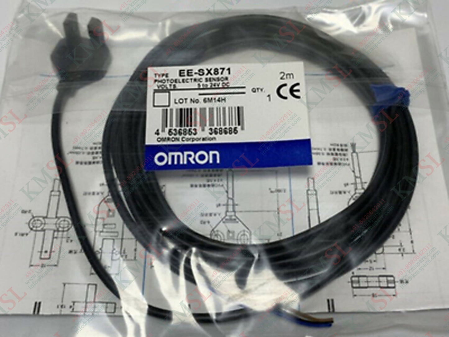 EE-SX871 OMRON, Omron Photoelectric Sensor