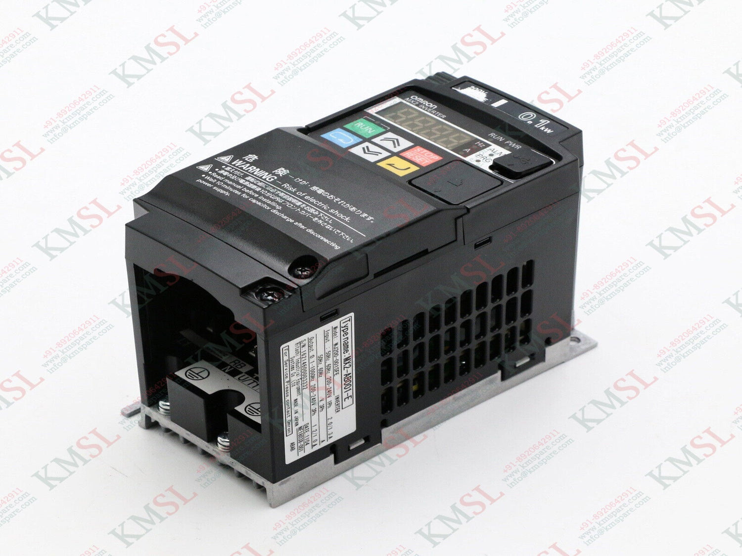 Omron Compact Inverter, WJ200-004SFE Omron