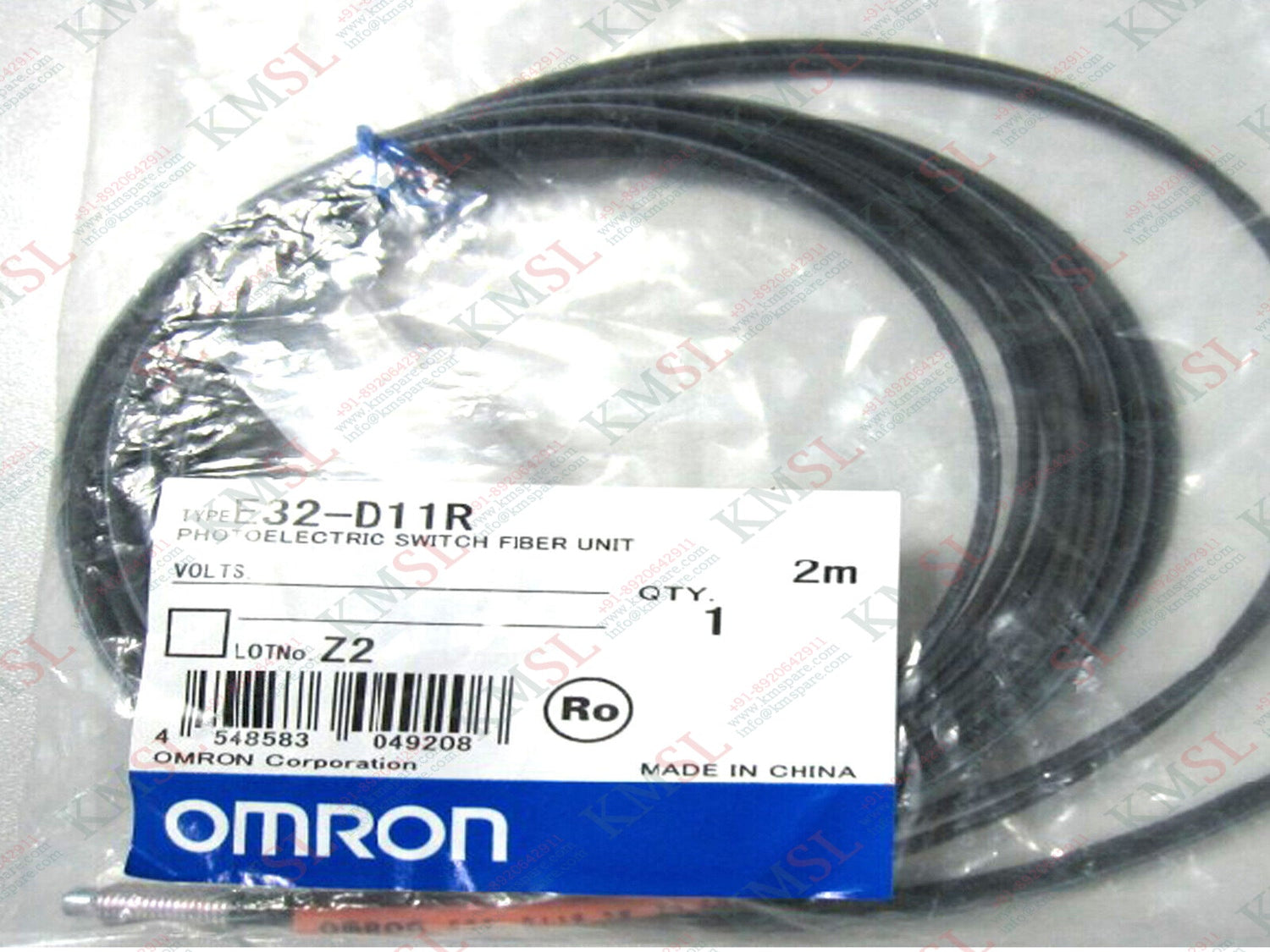 Omron E32-D11R Fiber Optic Cable | Compatible with E32-D Series | KMSPARE