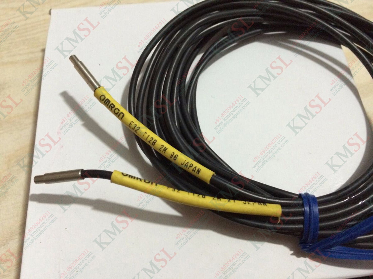 Omron E32-T12 Fiber Optic Cable | Compatible with E32-T Series | KMSPARE