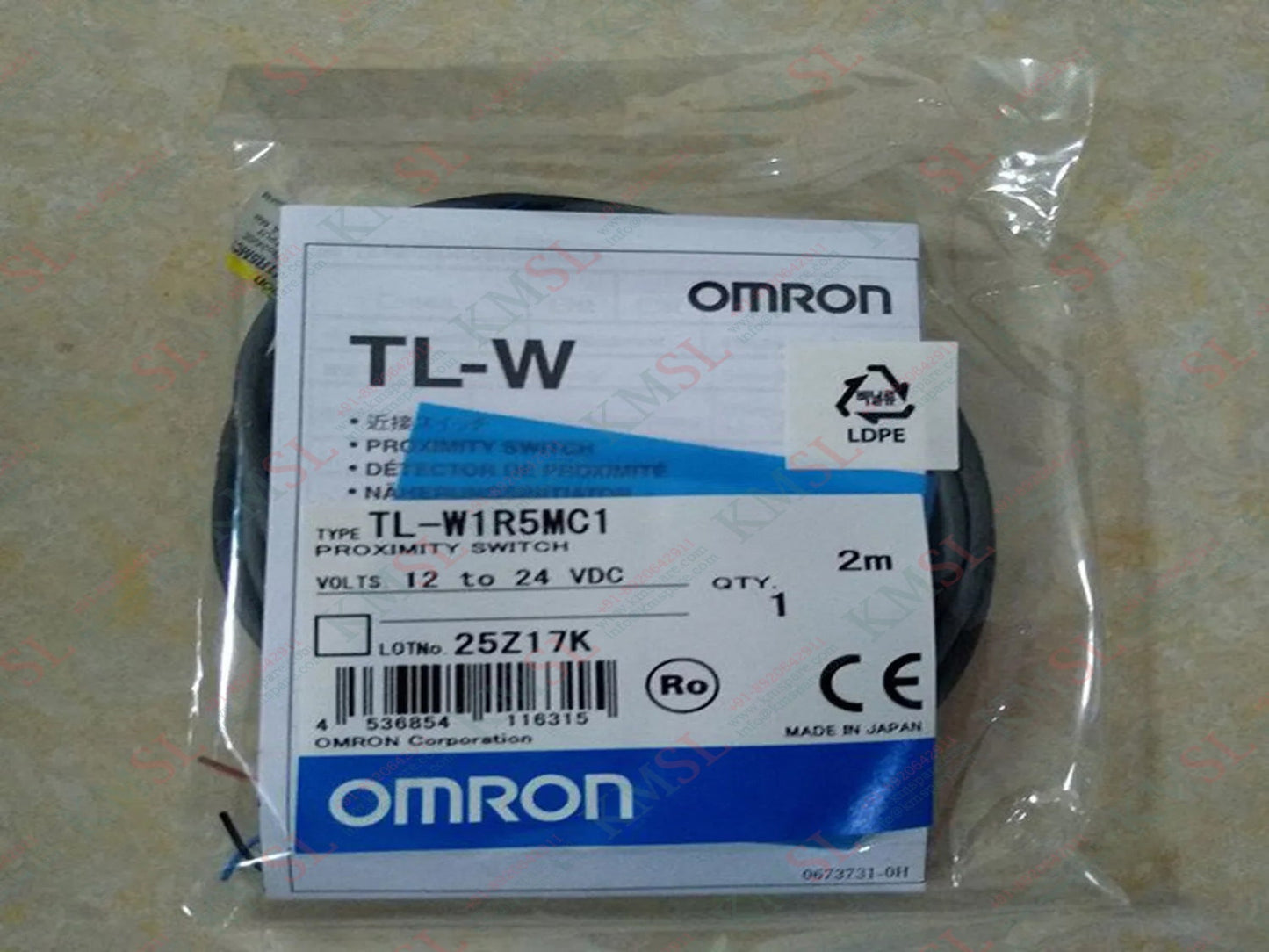 Omron TL-W1R5MC1 Proximity Sensor | Industrial Automation Sensor | KMSP