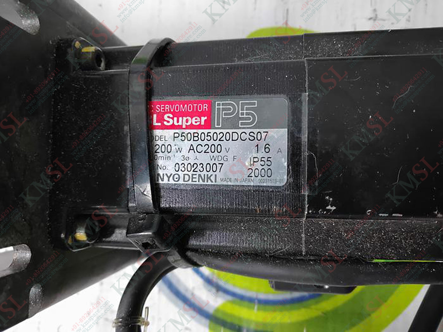 P50B05020DCS07 Sanyo Denki AC Servo Motor | High-Performance Industrial Motor - KMSPARE